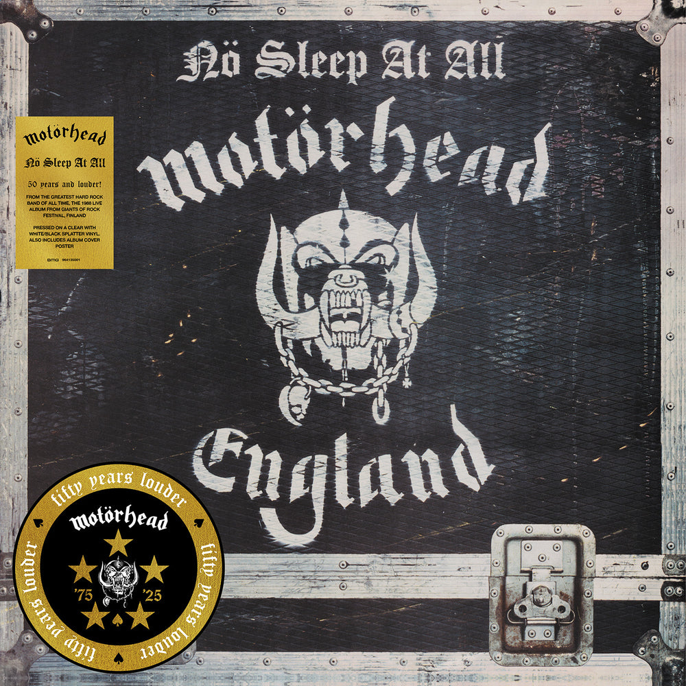 
                  
                    Load image into Gallery viewer, Motörhead - No Sleep At All (Live) (50th Anniversary Edition)
                  
                