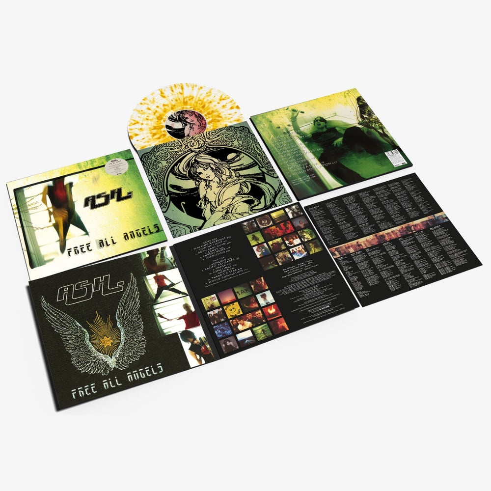 
                  
                    Load image into Gallery viewer, Ash - Free All Angels (2022 Yellow And Clear Exploded Vinyl Reissue)
                  
                