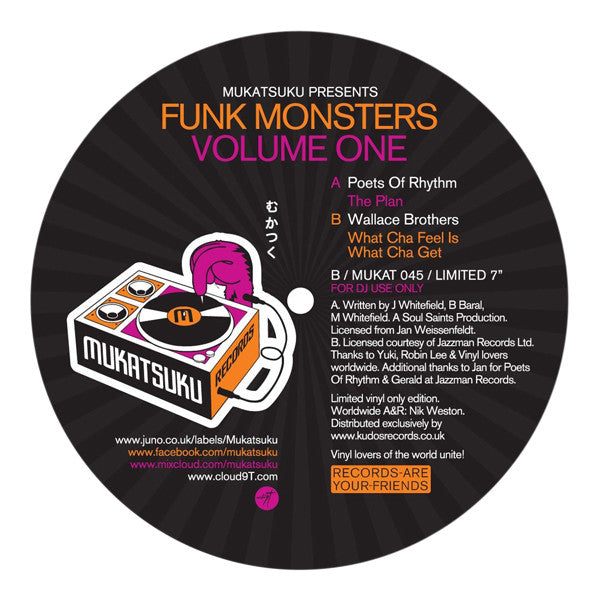 Poets Of Rhythm & Wallace Brothers - Funk Monsters Volume One